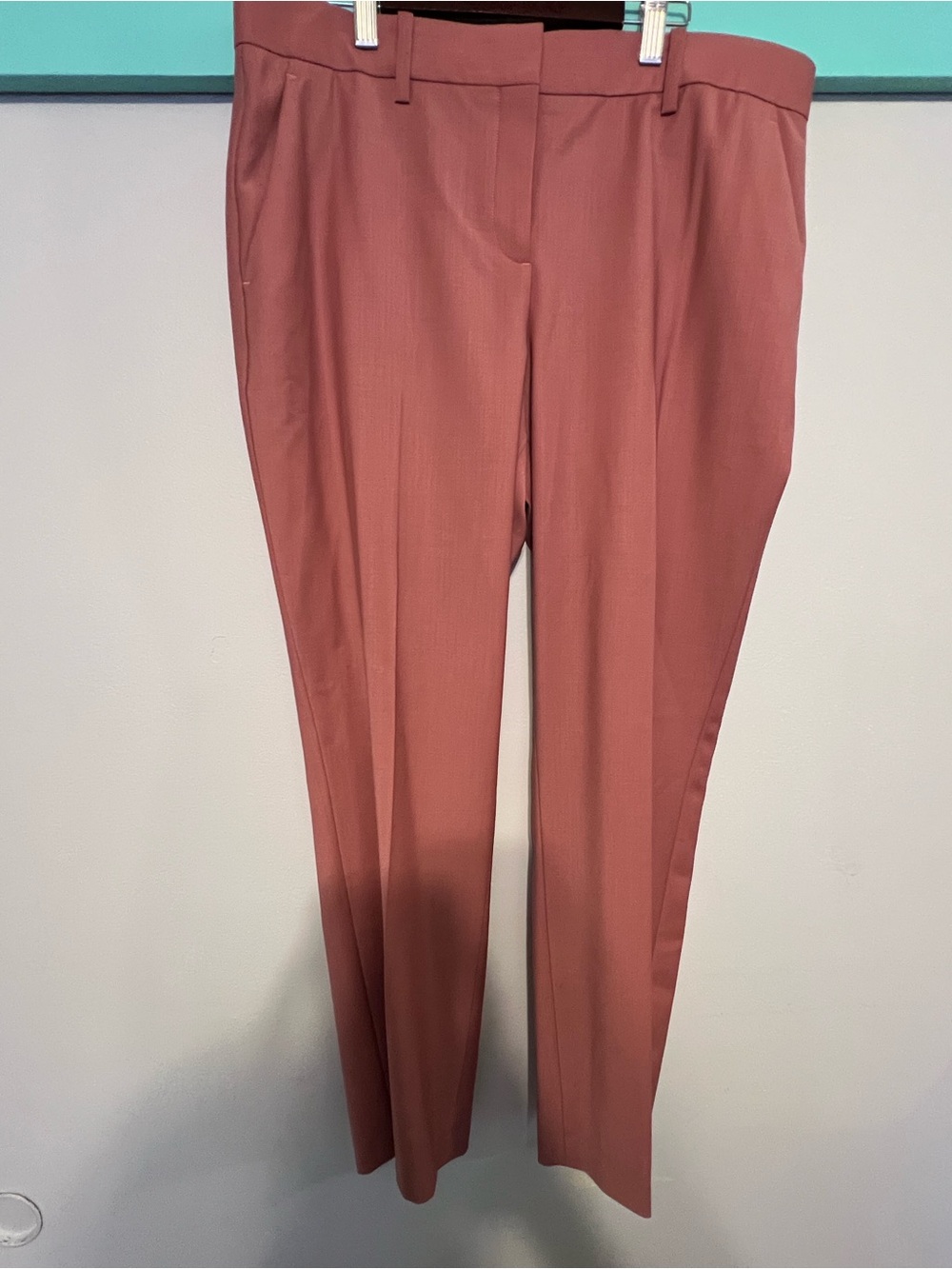 Theory Dusty Rose Tailored Ankle Dress Pants Size 10